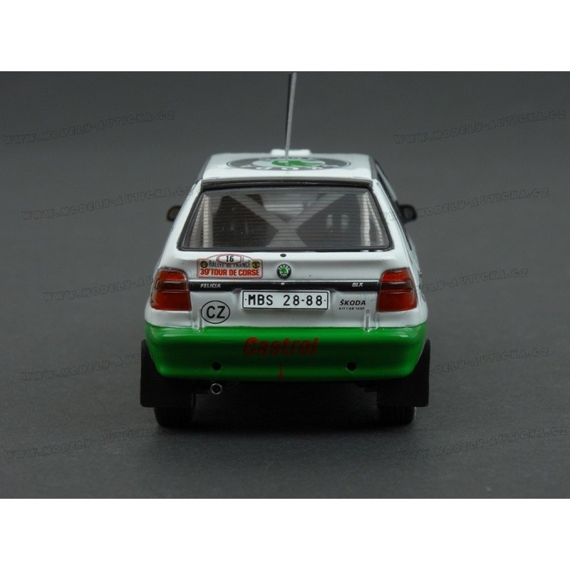 IXO 1/18 - SKODA FELICIA KIT CAR - RALLYE TOUR DE CORSE 1995