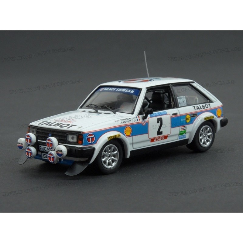 Miniature Talbot Lotus Sunbeam Monte Carlo 1981 - Ixo 1/43 Neuve