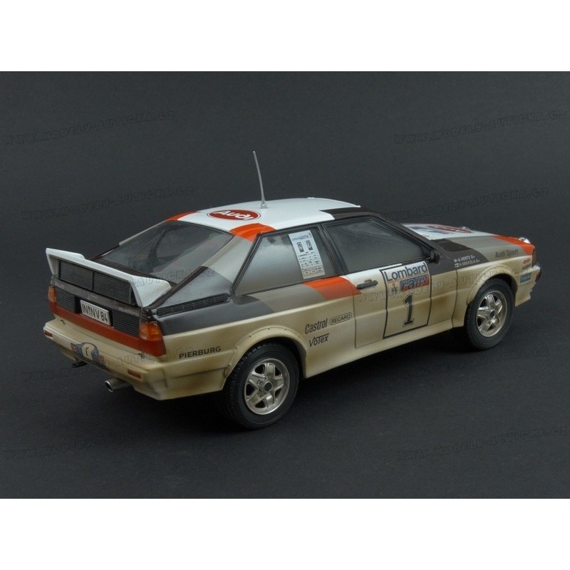 Audi Quattro A1 – Vainqueur Rallye Rac 1982 – Miniature IXO 1/24 (Neuf)