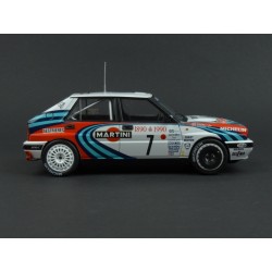 Lancia Delta Integrale 16V Nr.7 Winner Rally Monte Carlo 1990, IXO Models 1/24 scale