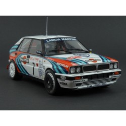 Lancia Delta Integrale 16V Nr.7 Winner Rally Monte Carlo 1990, IXO Models 1/24 scale