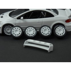 Peugeot 307 WRC Rally Spec Plain Body Version 2004, IXO Models 1/43 scale
