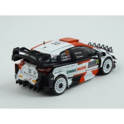 Toyota Yaris WRC Nr.33 Rally Monte Carlo 2021 (2nd Place), IXO Models 1/43 scale