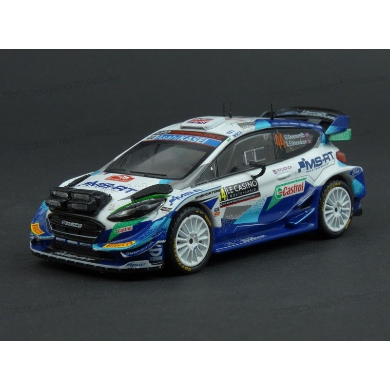 FORD FIESTA WRC 8° RALLYE MONTE CARLO 2021 GUS GREENSMITH N°44 SPARK S6587 1/43 9580006965875