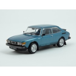 Saab 99 Turbo Combi Coupe 1977 (Blue Met.) model 1:43 IXO Models CLC393N