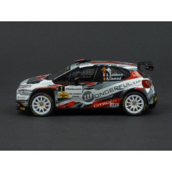 Citroen C3 Rally2 Nr.2 Winner Rallye du Condroz-Huy (Belgium) 2021 model 1:43 IXO Models RAM817LQ