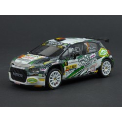 Citroen C3 Rally2 Nr.9 Rallye du Condroz-Huy (Belgium) 2021 model 1:43 IXO Models RAM818LQ