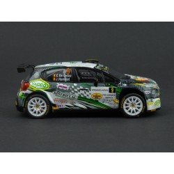 Citroen C3 Rally2 Nr.9 Rallye du Condroz-Huy (Belgium) 2021 model 1:43 IXO Models RAM818LQ