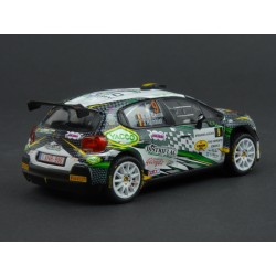 Citroen C3 Rally2 Nr.9 Rallye du Condroz-Huy (Belgium) 2021 model 1:43 IXO Models RAM818LQ