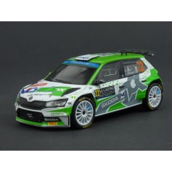 Škoda Fabia Rally 2 EVO Nr.22 Rallye Monte Carlo 2022 model 1:43 IXO Models RAM840.22