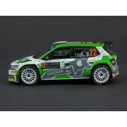 Škoda Fabia Rally 2 EVO Nr.22 Rallye Monte Carlo 2022 model 1:43 IXO Models RAM840.22