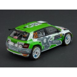 Škoda Fabia Rally 2 EVO Nr.22 Rallye Monte Carlo 2022 model 1:43 IXO Models RAM840.22