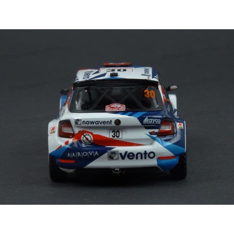 Skoda Fabia Rally2 2024 - Réplica del Nº38 Monte Carlo 1:43 Ixo Models