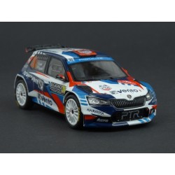 Škoda Fabia Rally 2 EVO Nr.30 Rallye Monte Carlo 2022, IXO Models 1/43 scale