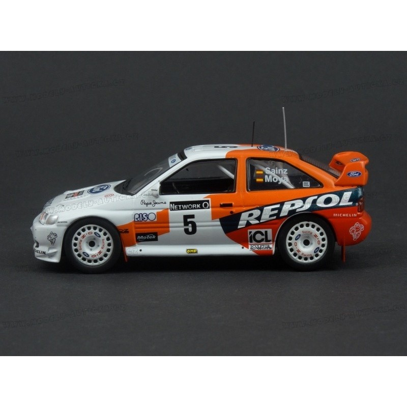 Altaya 1:24 Ford Escort WRC #5 ganhador Rallye Indonésia 1997 Sainz, Moya AAWRC054 modelo carro