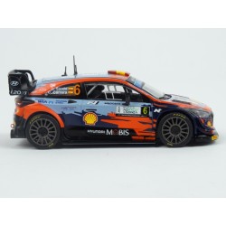 Hyundai i20 Coupe WRC Nr.6 Rally Monza 2021 (3rd Place), IXO Models 1/43 scale