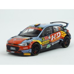 Hyundai i20 R5 Nr.36 Rally Ypres 2021 model 1:43 IXO Models RAM812LQ