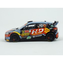 Hyundai i20 R5 Nr.36 Rally Ypres 2021 model 1:43 IXO Models RAM812LQ