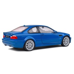 BMW (E46) M3 Coupe 2000 (Laguna Blue) model 1:18 Solido S1806502