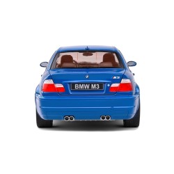 BMW (E46) M3 Coupe 2000 (Laguna Blue) model 1:18 Solido S1806502