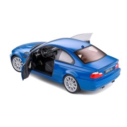 BMW (E46) M3 Coupe 2000 (Laguna Blue) model 1:18 Solido S1806502