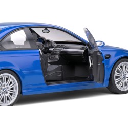 BMW (E46) M3 Coupe 2000 (Laguna Blue) model 1:18 Solido S1806502