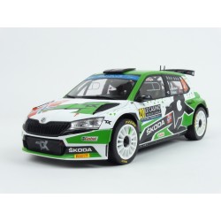 Škoda Fabia Rally 2 EVO Nr.20 Winner WRC2 Rallye Monte Carlo 2022, IXO Models 1/18 scale