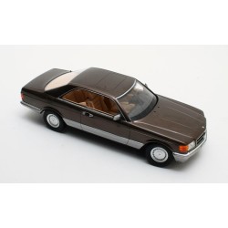 Mercedes Benz (C126) 380 SEC 1982 (Brown Met.), Cult Scale Models 1/18 scale