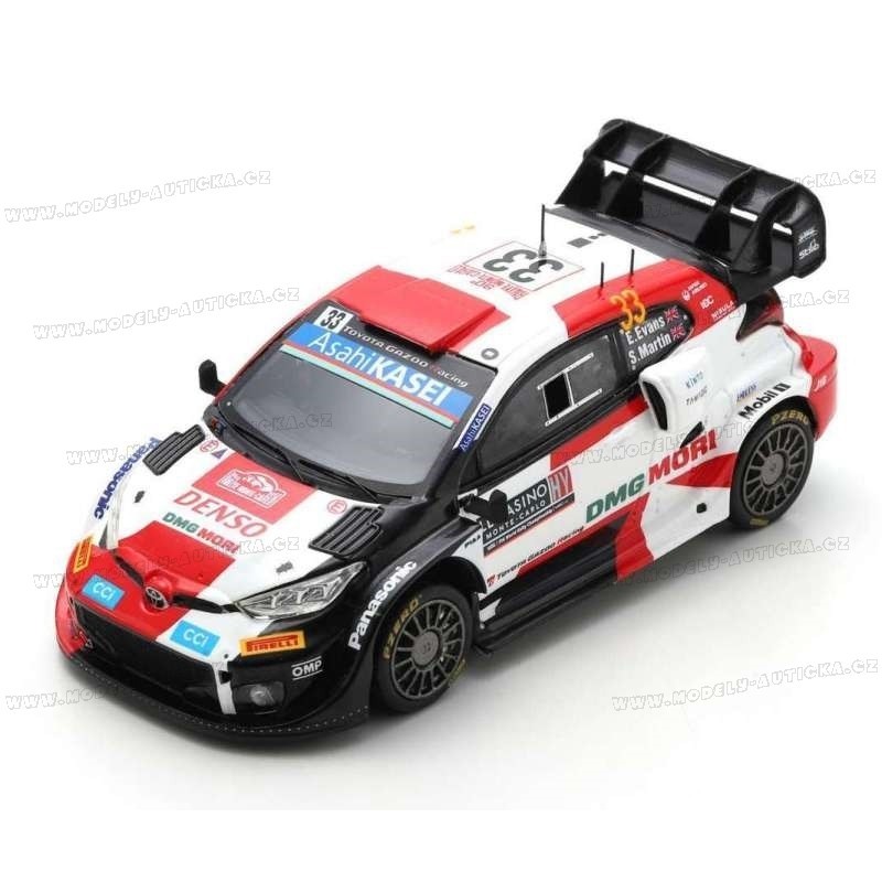 Toyota GR Yaris Rally1 Nr.33 Rally Monte Carlo 2022 model 1:43 Spark S6691