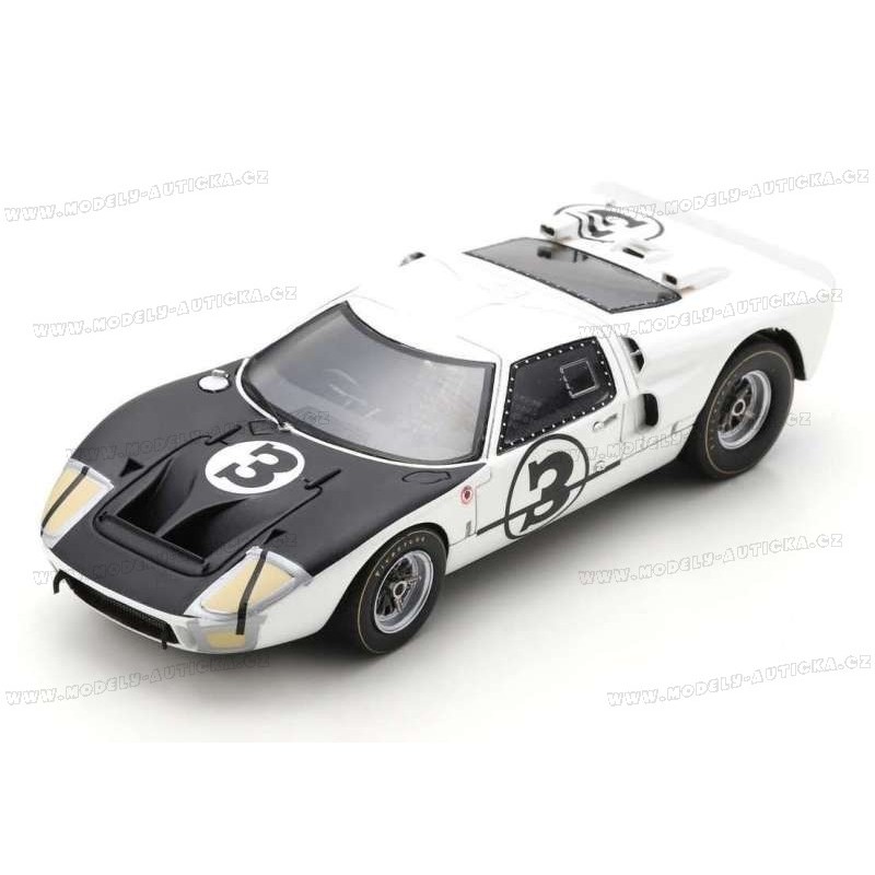 Ford GT40 Mk.II Nr.3 12H Sebring 1966 (2nd Place), Spark 1/43 scale