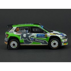 Škoda Fabia Rally2 EVO Nr.20 Rally Finland 2022, IXO Models 1/43 scale