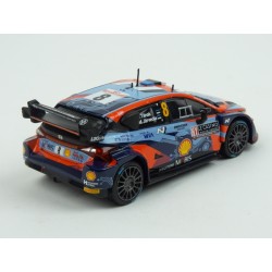 Hyundai i20 N Rally1 Nr.8 Rallye Monte Carlo 2022, IXO Models 1/43 scale