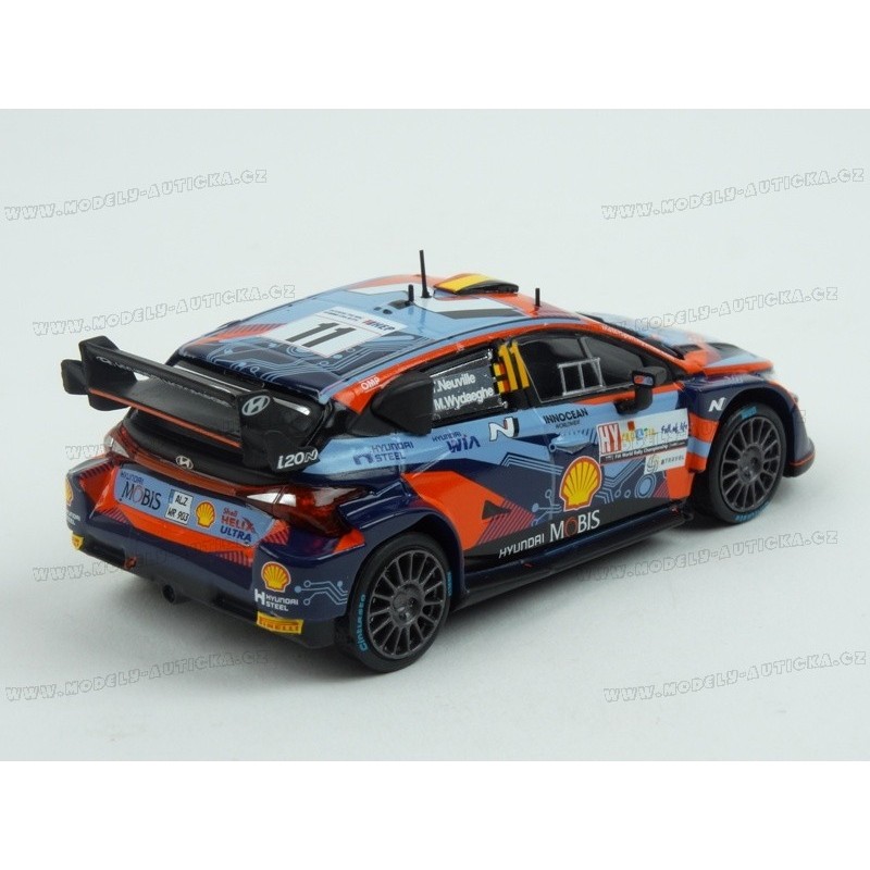 Ixo 1:43 Hyundai i20 N Rally1 #8 4ème Rallye Monte Carlo 2024 Tänak