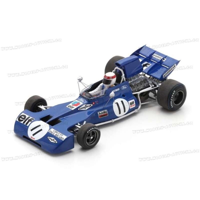 Tyrrell 003 Nr.11 Winner French GP 1971 model 1:43 Spark S7232