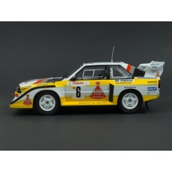 Audi Sport Quattro S1 Nr.6 (3rd Place) Rally Monte Carlo 1986 model 1:24 IXO MODELS 24RAL020A