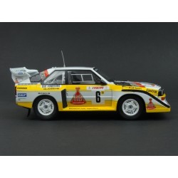 Audi Sport Quattro S1 Nr.6 (3rd Place) Rally Monte Carlo 1986 model 1:24 IXO MODELS 24RAL020A