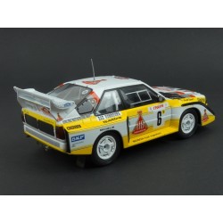 Audi Sport Quattro S1 Nr.6 (3rd Place) Rally Monte Carlo 1986 model 1:24 IXO MODELS 24RAL020A