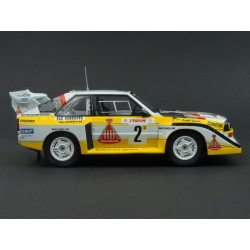 Audi Sport Quattro S1 Nr.2 (4th Place) Rally Monte Carlo 1986 model 1:24 IXO MODELS 24RAL020B