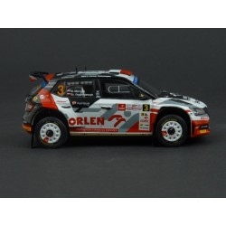 Škoda Fabia Rally 2 EVO Nr.3 Winner Rally Poland 2022 model 1:43 IXO Models RAM858.22