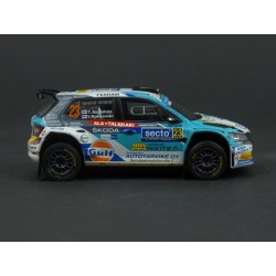 Škoda Fabia Rally 2 EVO Nr.23 Rally Finland 2022, IXO Models 1/43 scale