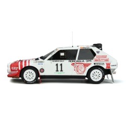 Lancia Delta S4 Nr.11 Olympus Rally 1986 (6th Place), OttO mobile 1/18 scale