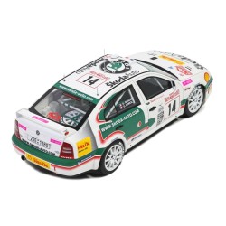 Škoda Octavia WRC Evo3 Nr.14 Rallye Monte Carlo 2003 (9th Place), OttO mobile 1/18 scale