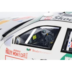 Škoda Octavia WRC Evo3 Nr.14 Rallye Monte Carlo 2003 (9th Place), OttO mobile 1/18 scale