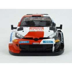 Toyota GR Yaris Rally1 Nr.69 Winner Rally Croatia 2022, IXO Models 1/18 scale