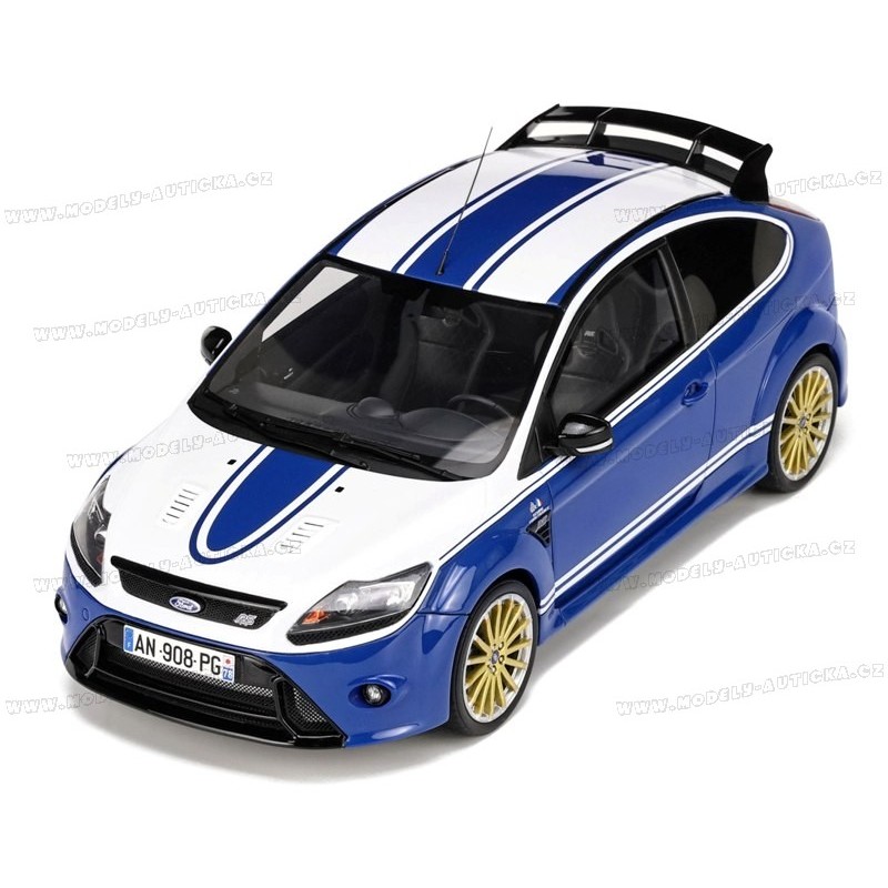 Ford Focus RS Mk.II Le Mans 2010 (Blue/White), OttO mobile 1/18 scale