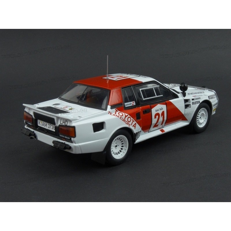 Miniature IG Ignition Model Toyota Celica Twincam Turbo – Rallye Olympus 1986 – 1/43 (Neuf)