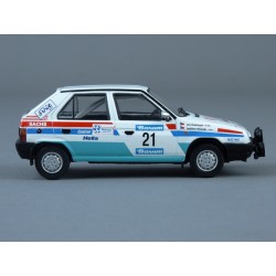 Škoda Favorit 136L Nr.21 Barum Rallye 1990 (8th Place), IXO Models 1/43 scale
