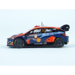 Hyundai i20 N Rally1 Nr.11 Rallye Monte Carlo 2023 (3rd Place) model 1:43 IXO Models RAM882.22