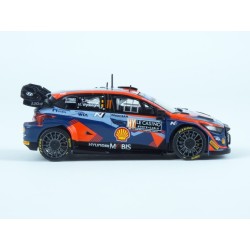 Hyundai i20 N Rally1 Nr.11 Rallye Monte Carlo 2023 (3rd Place) model 1:43 IXO Models RAM882.22