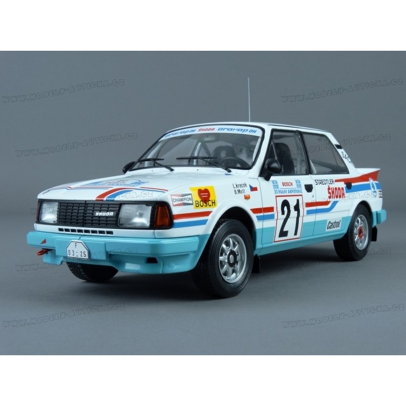 Škoda 130 LR Gr.B Nr.21 Rally Acropolis 1986 (12th Place), IXO